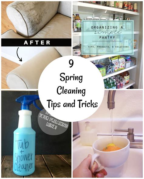 9 DIY Spring Cleaning Tips and Tricks - Make and Takes