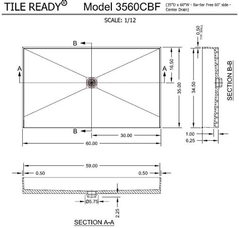 Standard Shower Pan Sizes And Dimensions - Shower Ideas