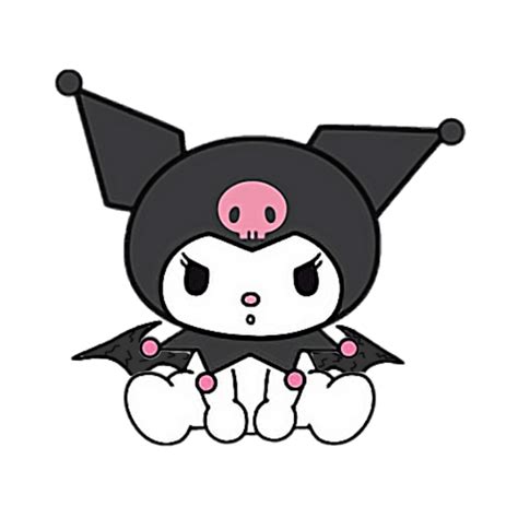 Kuromi Character Sitting transparent PNG - StickPNG - EroFound