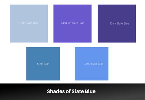 Slate Blue: The Color Palette and its Shades