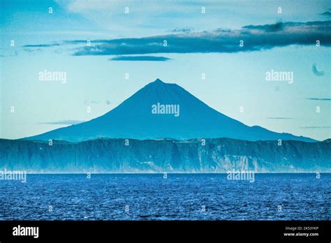 Mount Pico as seen from Graciosa Island, Azores Stock Photo - Alamy