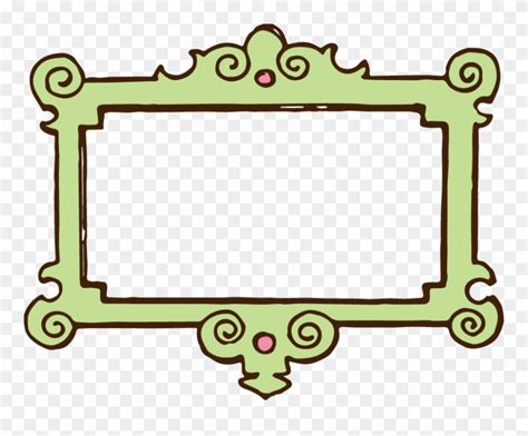 Clipart Frames Rectangle - Frame Clipart Black And White - Png Download ...