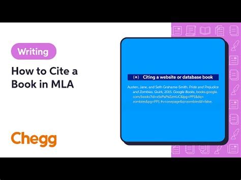 how to cite a chapter in a book mla in text - Greet Record Photography