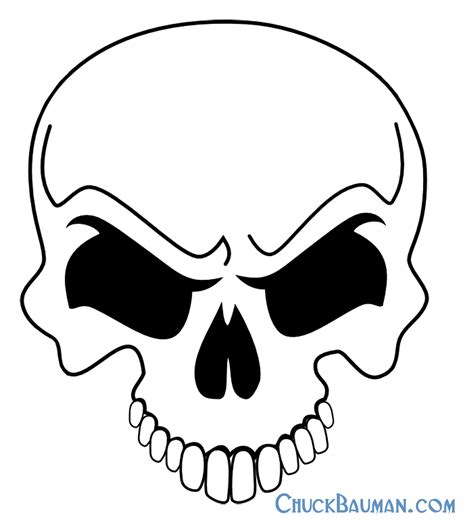 Skulls Airbrushing - FREE Skull Airbrushing Stencils - FREE airbrushing ...