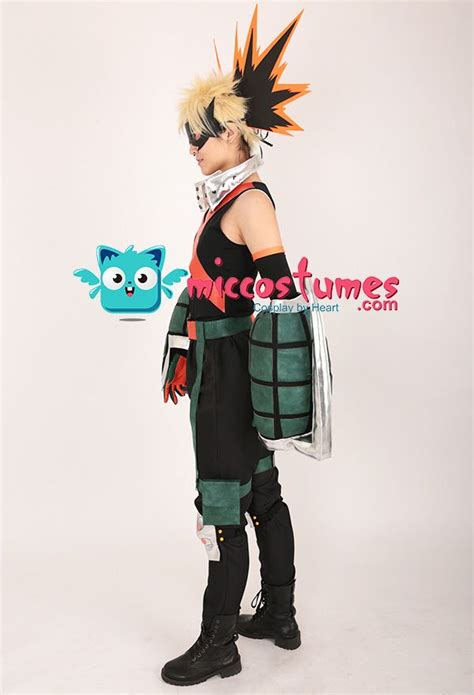 My Hero Academia Katsuki Bakugou Kacchan Cosplay Costume Fullset Hero ...