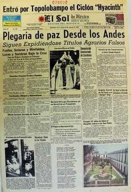 El Sol de México Edición de medio día - Archivo Histórico de la UNAM