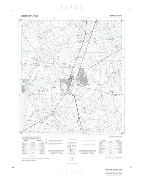 2726BC BOTHAVILLE Map by Chief Directorate: National Geo-spatial ...