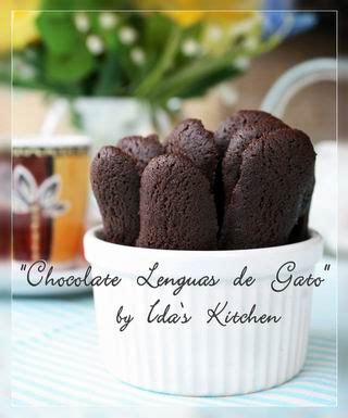 From Ida's Kitchen: CHOCOLATE LENGUA de GATO