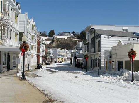 Mackinac Island In Winter Photograph by Keith Stokes