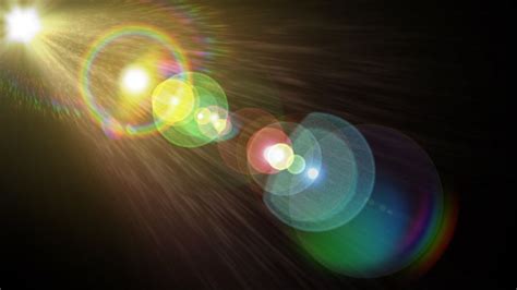 Lens flare effect on black, created with "Creation Lens Flares" for ...