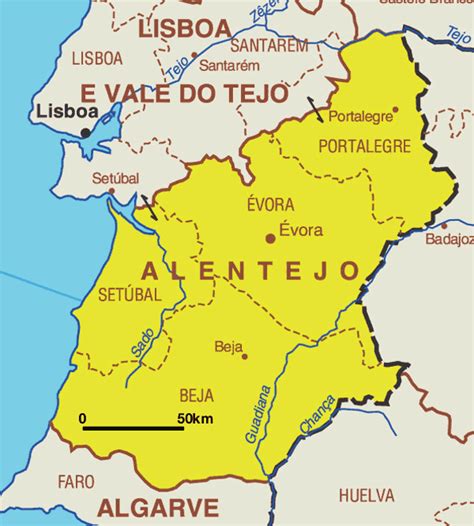 Baixo Alentejo Beja Mapa - Mapa Mundi