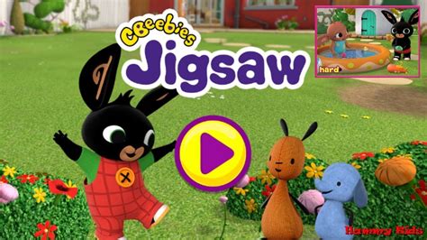 Bing Jigsaw Game Hard Gameplay for Kids - YouTube