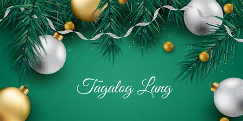 How to Say "Merry Christmas" in Tagalog? Listen!