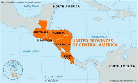 United Provinces of Central America | Map, Independence, History ...