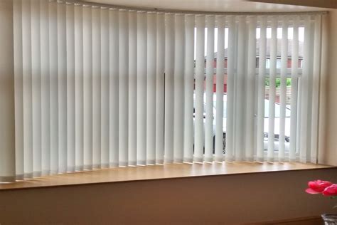 Curved & Shaped Vertical Blinds - Fine Fit Blinds