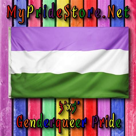 Genderqueer Flag LGBTQ Pride Flag - Etsy