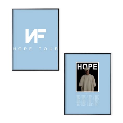 NF Hope Poster Set, NF Hope Tour 2023 Poster Set, Rapper Nf Fan Poster ...