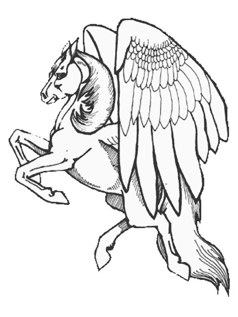 Free Printable Pegasus Coloring Pages For Kids