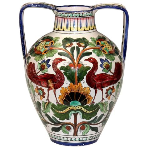 Piediluco Large Old Antique Italian Pottery Faience Majolica Jug ...