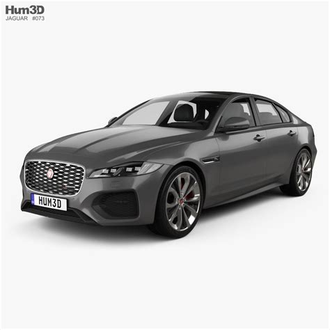 Jaguar XF R-Dynamic 2022 3D model - Vehicles on Hum3D