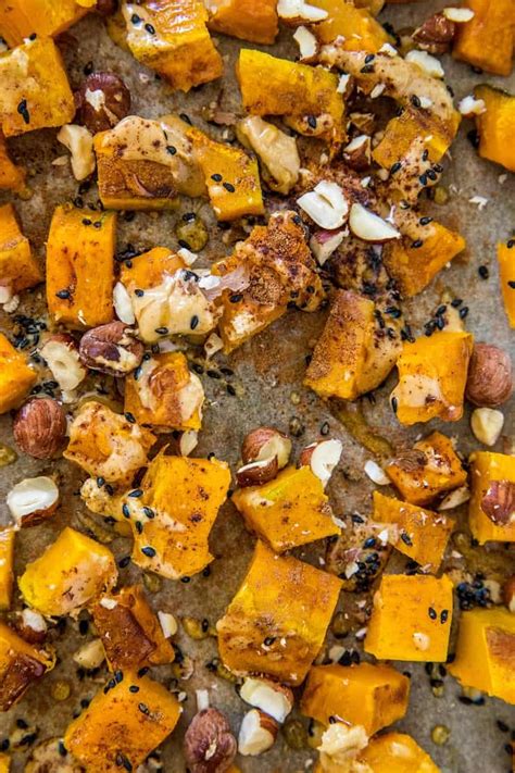 Roasted Kabocha Squash with Maple Cinnamon Tahini - The Roasted Root