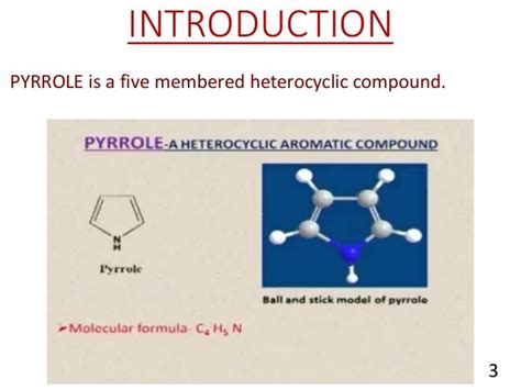 Chemistry of pyrrole