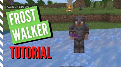 Minecraft Frost Walker Enchantment Tutorial (What It Does, How to Get ...