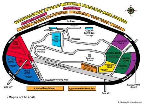 Talladega Superspeedway Seating Chart | Talladega Superspeedway Event ...