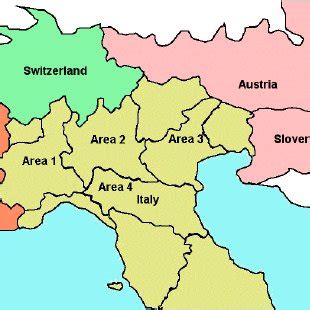 Map Of Italy Switzerland And Austria – States Map Of The Us