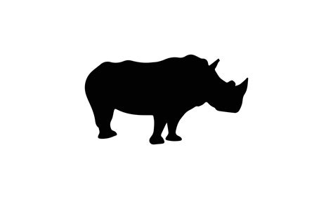 Rhino Outline Vector Art, Icons, and Graphics for Free Download