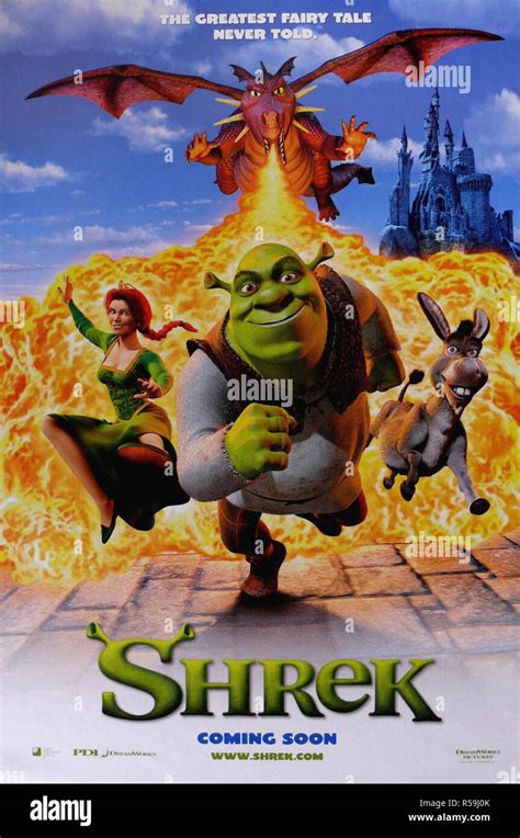 Shrek - Original Movie Poster Stock Photo - Alamy