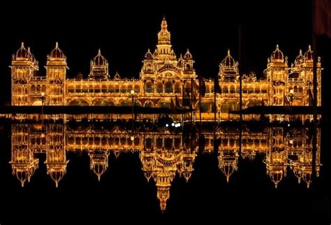 AOFOTO 8x6ft Mysore Palace Night View Backdrop Karnataka State India ...