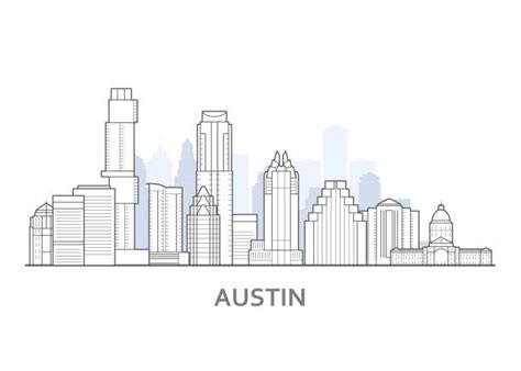 Austin Texas Skyline Illustrations Stock Photos, Pictures & Royalty ...