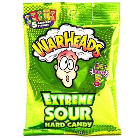 Buy Warheads Extreme Sour Hard Candy Assorted Flavors, 2oz Online at ...