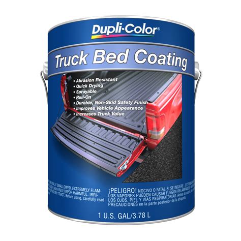 Dupli-Color Paint TRG252 Truck Bed Liner Black Coating 1 Gallon Can | eBay