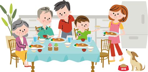 Dinner Clip art - Family dinner png download - 2224*1087 - Free ...