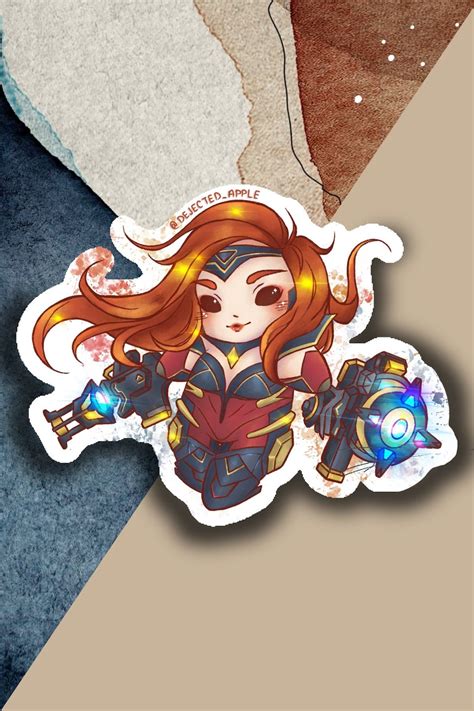 Gun Goddess Miss Fortune Sticker | Etsy