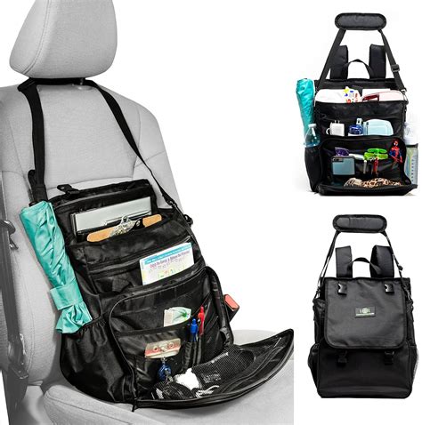 Amazon.com: Car Front Seat Organizer-Adjustable Car Seat Organizer-Big ...