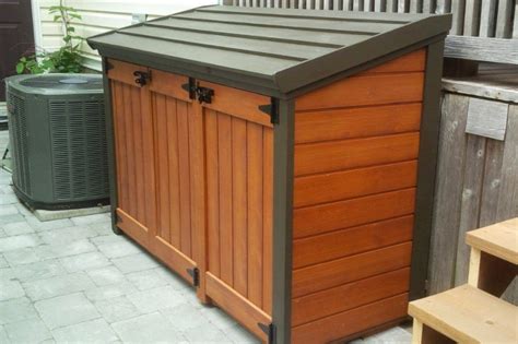 Outdoor Garbage/Trash Can Enclosure and Storage Ideas