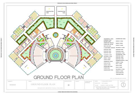 Architecture college ground floor plan final print out layout2 by ...