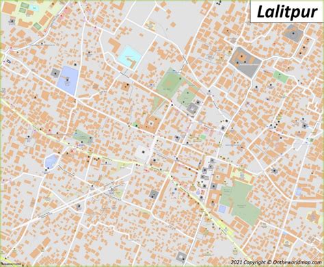 Lalitpur Map | Nepal | Detailed Maps of Lalitpur