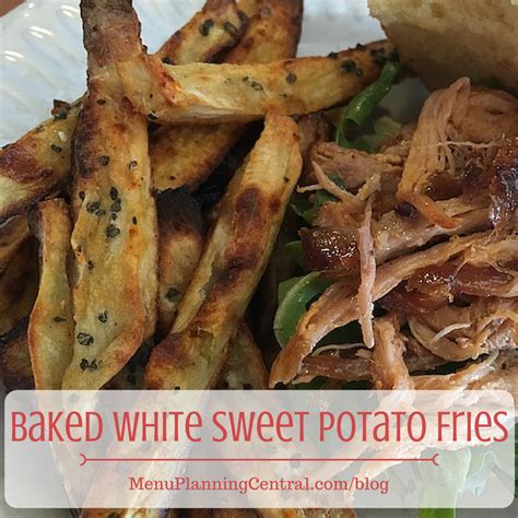 Baked White Sweet Potato Fries