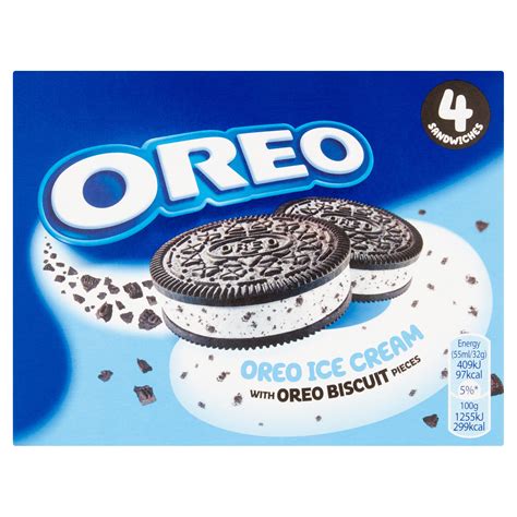 Oreo Ice Cream Sandwich 4x55ml | Ice Cream Cones, Sticks & Bars ...