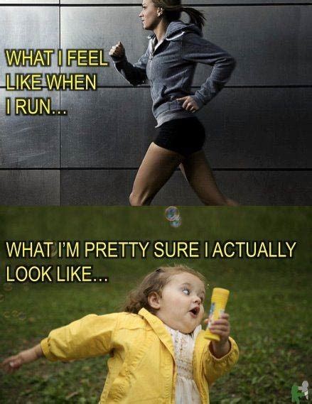 What I feel like when I run, What I actually look like | fitness | I ...