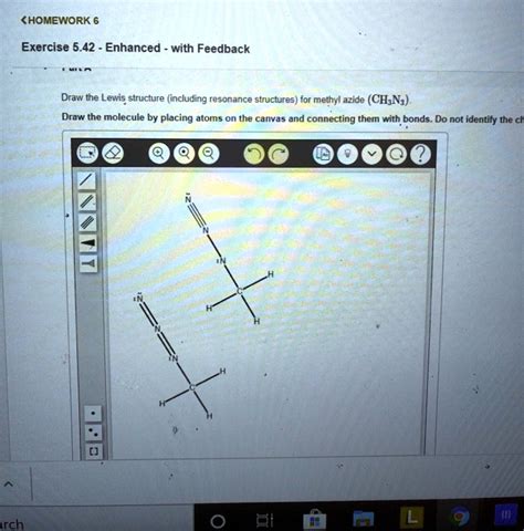 SOLVED: HOMEWORK 6 Exercise 5.42 Enhanced with Feedback Draw the Lewis ...