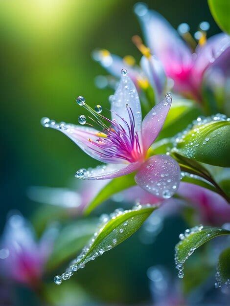 Premium AI Image | Macro Photography of Beautiful Nature