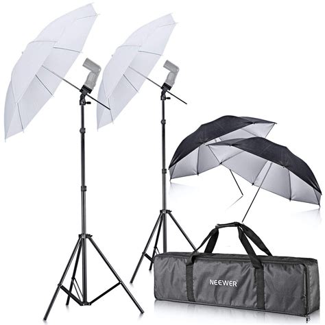 Neewer + Neewer Off Camera Double Speedlight Flash Umbrella Kit