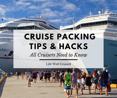 60 Cruise Packing Tips & Hacks All Cruisers Need to Know - Life Well ...