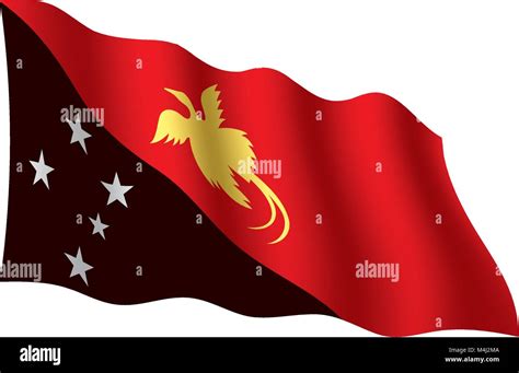 Papua New Guinea flag, vector Stock Vector Image & Art - Alamy