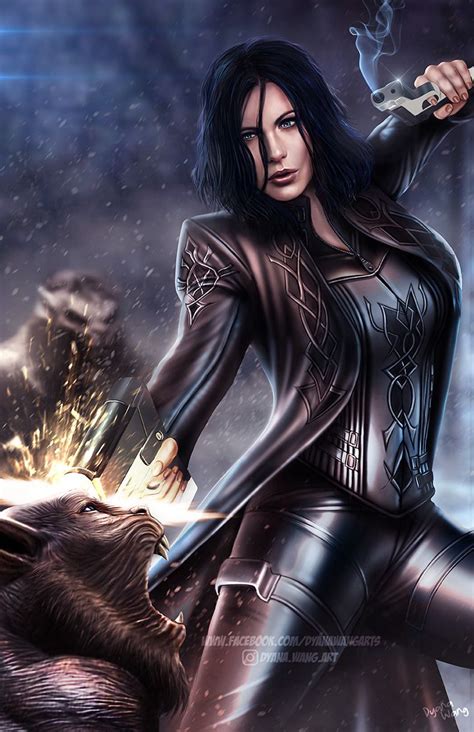 Selene do filme Underworld (Commissioned fanart) ~ | Underworld kate ...